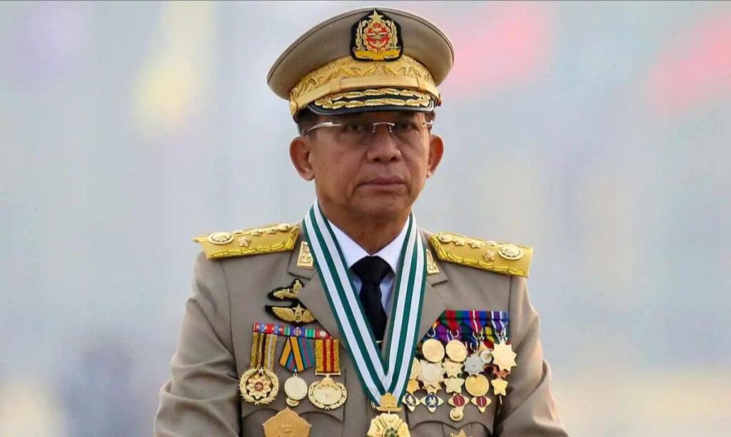 Min Aung Hlaing Poised for Presidency in Leaked Junta Cabinet Reshuffle march 12 6 ၁